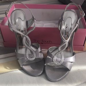 TouchofNina silver heel